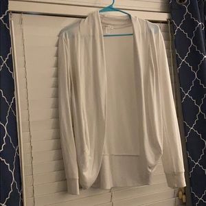 Long white cardigan from Charlotte Russe